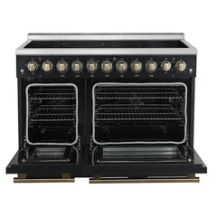 Forno Paolo 48-Inch Freestanding Electric Range – 6.7 Cu. Ft. – True Convection Oven – Energy Efficient - FFSEL6011-48