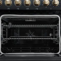 Forno Paolo 48-Inch Freestanding Electric Range – 6.7 Cu. Ft. – True Convection Oven – Energy Efficient - FFSEL6011-48