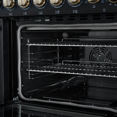 Forno Paolo 48-Inch Freestanding Electric Range – 6.7 Cu. Ft. – True Convection Oven – Energy Efficient - FFSEL6011-48