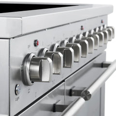 Forno Paolo 48-Inch Freestanding Electric Range – 6.7 Cu. Ft. – True Convection Oven – Energy Efficient - FFSEL6011-48