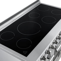 Forno Paolo 48-Inch Freestanding Electric Range – 6.7 Cu. Ft. – True Convection Oven – Energy Efficient - FFSEL6011-48