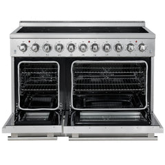 Forno Paolo 48-Inch Freestanding Electric Range – 6.7 Cu. Ft. – True Convection Oven – Energy Efficient - FFSEL6011-48