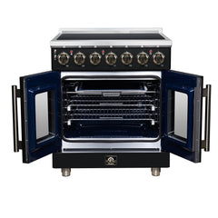 Forno 30" Freestanding French Door Electric Range with 5 Elements, FFSEL6955-30 - The Home Selection