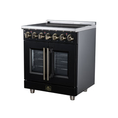 Forno 30" Freestanding French Door Electric Range with 5 Elements, FFSEL6955-30 - The Home Selection