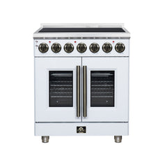 Forno 30" Freestanding French Door Electric Range with 5 Elements, FFSEL6955-30 - The Home Selection