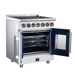 Forno 30" Freestanding French Door Electric Range with 5 Elements, FFSEL6955-30 - The Home Selection