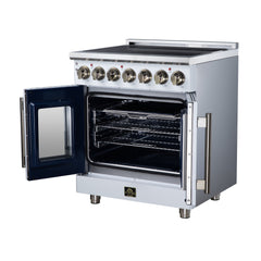 Forno 30" Freestanding French Door Electric Range with 5 Elements, FFSEL6955-30 - The Home Selection