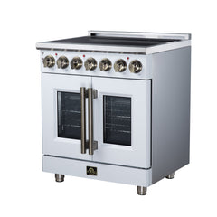 Forno 30" Freestanding French Door Electric Range with 5 Elements, FFSEL6955-30 - The Home Selection