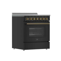 Forno Paolo 30" Freestanding Electric Range , 4.38 cu.ft. True Convection Oven - FFSEL6011-30