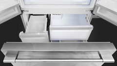 Fulgor Milano 36” Stainless Steel French Door Refrigerator with Bottom Freezer - FM4FBM36SS
