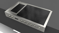Fulgor Milano - SOFIA 48” PRO INDUCTION RANGETOP WITH GRIDDLE - F6IRT485GS1