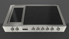 Fulgor Milano - SOFIA 48” PRO INDUCTION RANGETOP WITH GRIDDLE - F6IRT485GS1