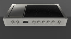 Fulgor Milano - SOFIA 48” PRO INDUCTION RANGETOP WITH GRIDDLE - F6IRT485GS1