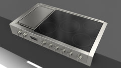 Fulgor Milano - SOFIA 48” PRO INDUCTION RANGETOP WITH GRIDDLE - F6IRT485GS1
