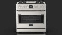Fulgor Milano - Sofia Pro 36” Dual Fuel Range with Griddle - F6PDF364GS1