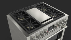 Fulgor Milano - Sofia Pro 36” Dual Fuel Range with Griddle - F6PDF364GS1