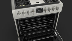Fulgor Milano - Sofia Pro 36” Dual Fuel Range with Griddle - F6PDF364GS1
