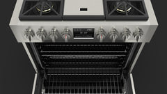 Fulgor Milano - Sofia Pro 36” Dual Fuel Range with Griddle - F6PDF364GS1