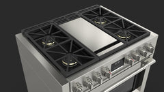 Fulgor Milano - Sofia 36” Pro All-Gas Range with Griddle - F6PGR364GS2