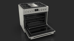Fulgor Milano - Sofia 36” Pro All-Gas Range with Griddle - F6PGR364GS2