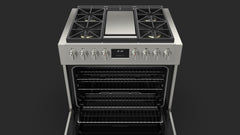 Fulgor Milano - Sofia 36” Pro All-Gas Range with Griddle - F6PGR364GS2