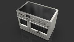 Fulgor Milano - Sofia 48” Pro Induction Range – All Glass - F6PIR487S1