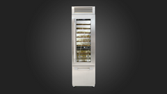 Fulgor Milano 24 Sofia Pro Wine Cellar, 54-Bottle Capacity - F7PBW24S2