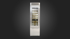Fulgor Milano 24 Sofia Pro Wine Cellar, 54-Bottle Capacity - F7PBW24S2