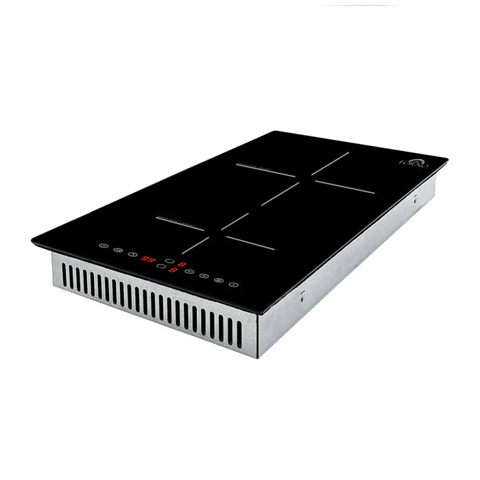 Forno Parco 12-Inch Induction Cooktop, 2 Zones, 3600W, Touch Control, 9 Power Levels & Booster Function - FCTIN0583-12