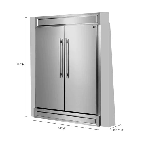 Forno fridge and discount freezer
