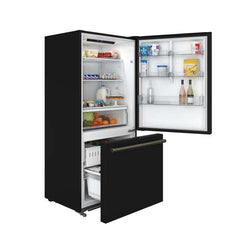 Forno Milano Espresso 31-Inch 17.2 cu. ft. Bottom Freezer Right Swing Door Refrigerator in Black - FFFFD1785-31BLK