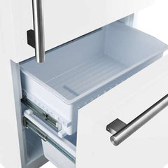 Forno Milano Espresso 31-Inch Stainless Steel Bottom Freezer Refrigerator, 17.2 cu.ft., Built-In Ice Maker, ENERGY STAR - FFFFD1786-31