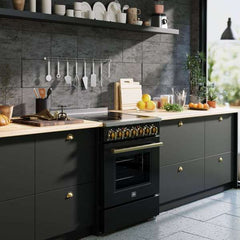 Forno Paolo 30" Freestanding Electric Range , 4.38 cu.ft. True Convection Oven - FFSEL6011-30