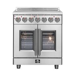 Forno 30" Freestanding French Door Electric Range with 5 Elements, FFSEL6955-30