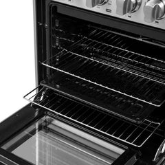 Forno Breno 24-Inch Freestanding Gas Range, Plug Included, Energy Efficient - FFSGS6290-24
