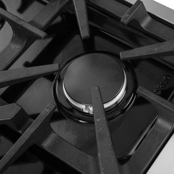 Forno Massimo 30-Inch French Door Gas Range in Stainless Steel (FFSGS6439-30)