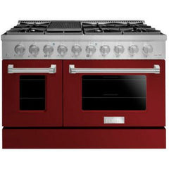 Forte 48 Inch Natural Gas Freestanding Range - FGR488B