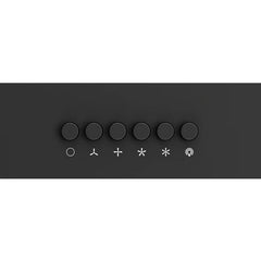 Forno Bari Espresso 30-Inch Under Cabinet Range Hood, 400 CFM, LED Lighting, Dishwasher-Safe Baffle Filters, 4-Speed Fan Control - FRHUC5255-30