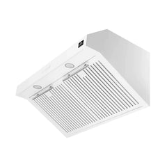 FORNO Premium 2-Piece Kitchen Bundle - Leonardo Espresso 30" White Range, 30" White Range Hood - FBDL-002-03US