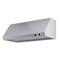 Forno Biagio 48" Wall Mounted Range Hood, Stainless Steel, Heavy Duty - The Home Selection