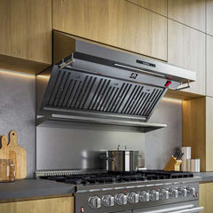 Forno Savona 48-Inch Wall Mount Range Hood, Baffle Filters, Backsplash Included - FRHWM5029-48