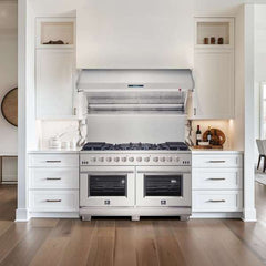Forno Savona 60-Inch Wall Mount Range Hood, Hybrid Filters, Backsplash Included - FRHWM5029-60HB
