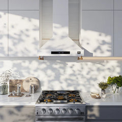 Forno Venezia 30-Inch Wall-Mounted Range Hood – Touch Controls – Baffle Filters – 3-Speed Ventilation - FRHWM5503-30