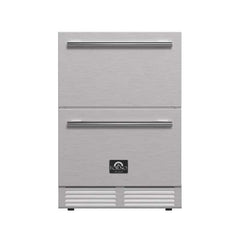 Forno Como 24" 4.87 cu.ft. Indoor/Outdoor Refrigerator Drawer in Stainless Steel - FDROD1611-24S