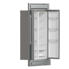 Forno Salerno 33" Built-in Stainless Steel Refrigerator 15.6 cu. ft - With Modern Decorative Grill - FFRBI1805-37MG