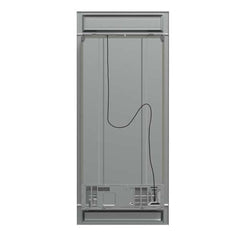 Forno Salerno 33" Built-in Stainless Steel Refrigerator 15.6 cu. ft - With Modern Decorative Grill - FFRBI1805-37MG