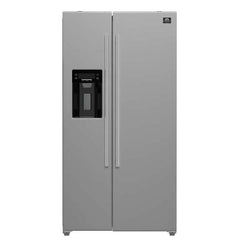 Forno 36 in. Side by Side Refrigerator with Ice Maker, FFRBI1844-36SB