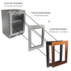 Perlick G5 Luxe 24" Wine Reserve Glass Door - G5WR24GL