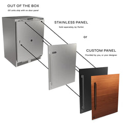 Perlick G5 24" Wine Reserve Solid Door - G5WR24SC