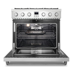 Cosmo 36" Professional Style Gas Range - COS-GRC366KB